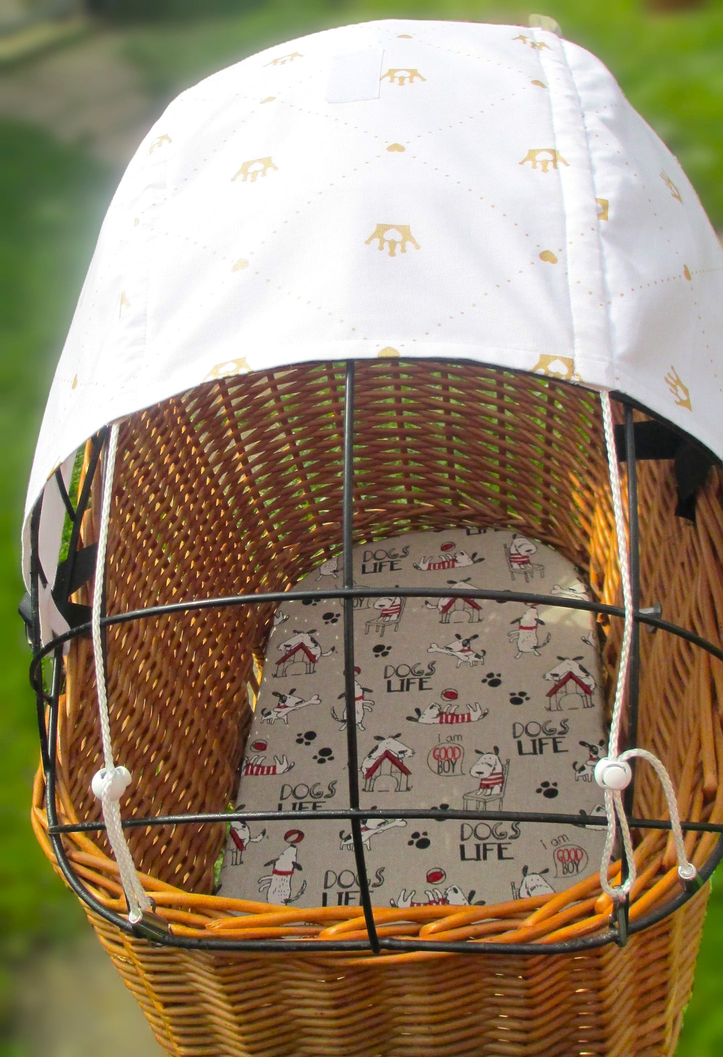 Sonnenschutz für Hundekorb , Fahrradkorb, Hundekorb für Fahrrad Royal