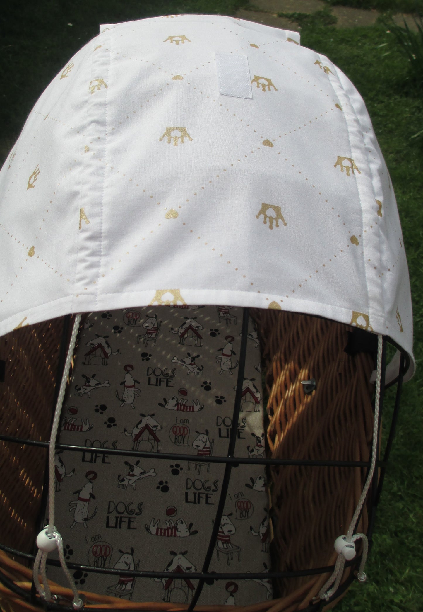 Sonnenschutz für Hundekorb , Fahrradkorb, Hundekorb für Fahrrad Royal