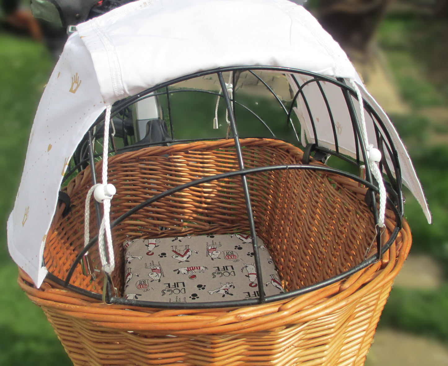Sonnenschutz für Hundekorb , Fahrradkorb, Hundekorb für Fahrrad Royal