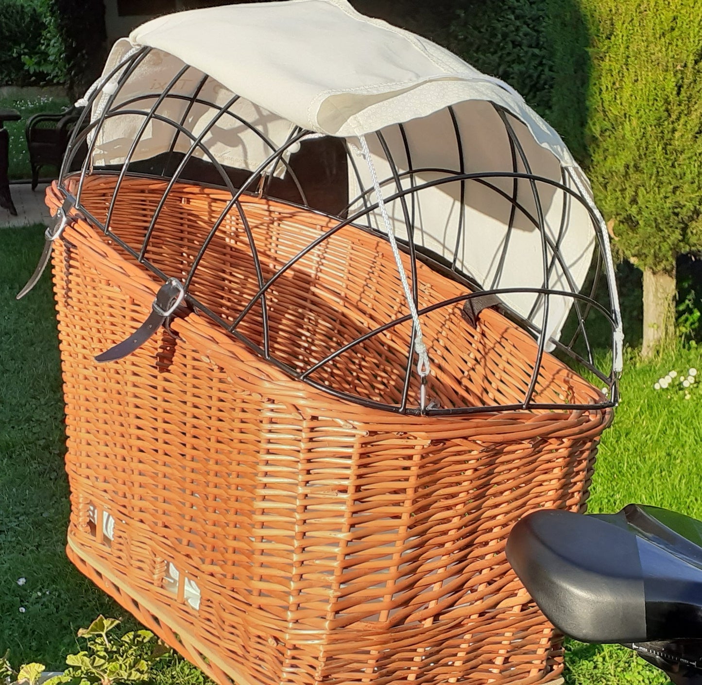 Sonnenschutz für Hundekorb, Fahrradkorb, Hundekorb für Fahrrad hinten!
