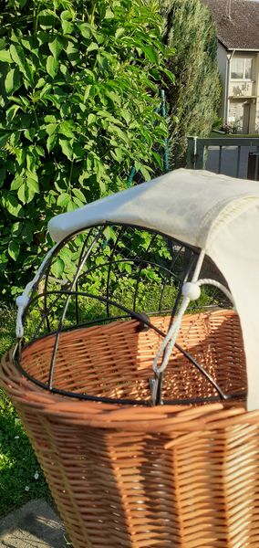 Sonnenschutz für Hundekorb, Fahrradkorb, Hundekorb für Fahrrad hinten!
